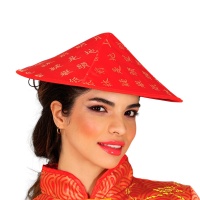 Sombrero rojo de japonés