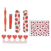 Juego de manicura de Fresas - 6 piezas