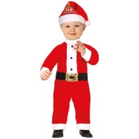 Disfraz de Papá Noel con gorro My first christmas para bebé