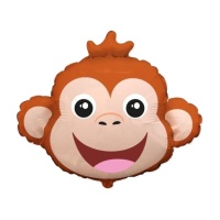 Globo de cabeza de mono de 56 cm - Conver Party