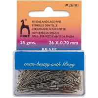 Alfileres nupciales y de encaje de 26 x 0,7 mm - Pony - 25 gr