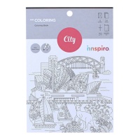 Libro de colorear para adultos de Ciudades de 16 x 23 cm