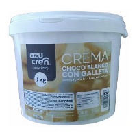 Crema de chocolate blanco con galleta de 3 kg - Azucren