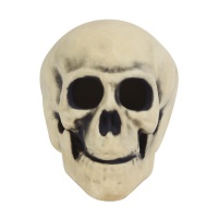 Calavera decorativa con luz led de 27 cm