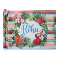 Camino de mesa de 30 cm de Aloha hawaiano - 5 m