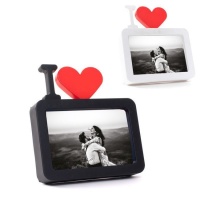 Portafotos I Love de plástico de 15 x 10 cm - 1 unidad