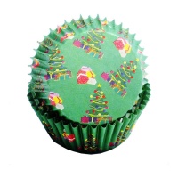 Cápsulas para cupcakes de regalos de Navidad - PME - 60 unidades