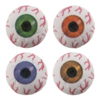 Figuras de azúcar de ojos de colores de 3,5 cm - Dekora - 24 unidades