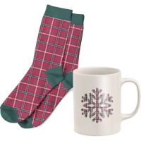 Set regalo de taza y calcetines de Classic Christmas