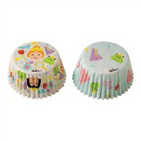 Cápsulas para cupcakes de Princesas de cuento - Decora - 36 unidades