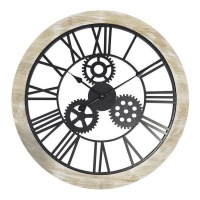 Reloj de pared engranajes de 60 cm - DCasa