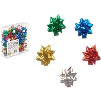 Cinta de lazo con brillo para regalo de 4 cm - 72 unidades