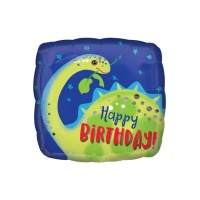 Globo de Dinosaurios de Happy Birthday de 43 cm - Anagram