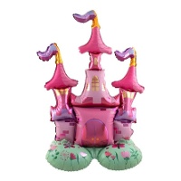 Globo de castillo de princesas con base de 65 x 90 cm