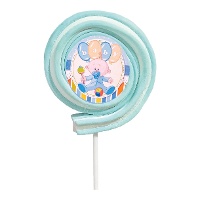 Brocheta roller de Baby shower azul de 40 gr