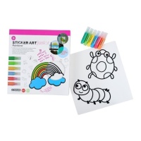Sticker Art de Junior 3D Rainbow