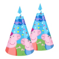 Sombreros de Peppa Pig - 6 unidades