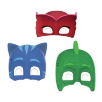 Caretas de los PJ Masks - 6 unidades