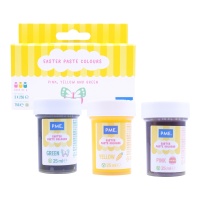 Set de colorantes en pasta de tono pastel de 25 gr - PME - 3 unidades