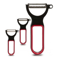 Pelador de 13,2 cm negro - 3 unidades