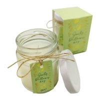 Lote de 12 velas aromáticas en tarro de cristal Juntos brillamos más