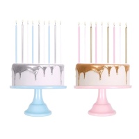 Velas largas de 14,5 cm - 12 unidades