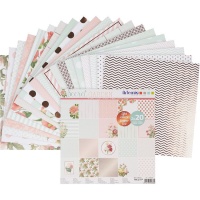 Kit de papeles scrapbooking de Secret Garden - Artemio - 40 hojas