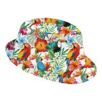 Sombrero hawaiano tropical