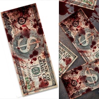 Billetes ensangrentados - 75 unidades