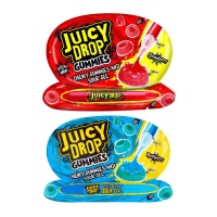 Gominolas con caramelo en gel ácido Gummies Juicy Drop de 57 gr - 1 unidad