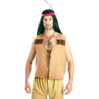 Chaleco de indio o vaquero para adulto