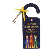 Colgador para puerta con llave de Reyes Magos