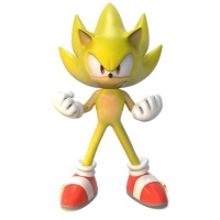 Figura para tarta de Súper Sonic de 9 cm