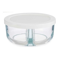 Tupper de 785 ml de cristal con separador