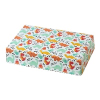 Caja de 23,5 x 16 x 5 cm de dinosaurios