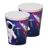 Vasos de astronauta en el espacio de 270 ml - 8 unidades