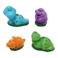 Figuras para roscón de Dinosaurios de 3 a 3,5 cm - Dekora - 50 unidades