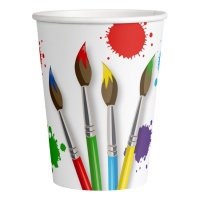 Vasos de Pintura de Colores de 250 ml - 8 unidades
