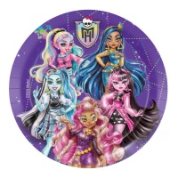 Platos de Monster High de 23 cm - 8 unidades