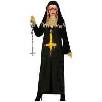 Disfraz de monja anticristo para mujer