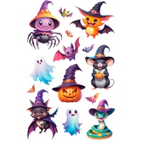 Pegatinas de Halloween divertidas