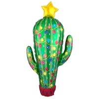 Globo de cactus navideño de 1,01 x 0,53 m - Anagram