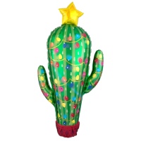 Globo de árbol de Navidad de 1,01 x 0,53 m cactus - Anagram
