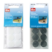 Velcro autoadhesivo en discos de 1,9 cm - Prym - 8 pares