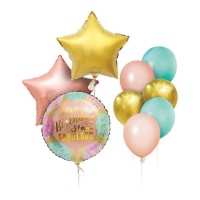 Bouquet de Happy birthday stay fabulous - 9 unidades