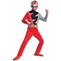 Disfraz de Power Ranger Dino Fury rojo
