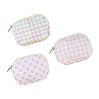 Monedero colores pastel ovalado de 11 x 8,5 cm - 1 unidad