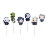 Picks para cupcakes de las Dark Arts - 6 unidades