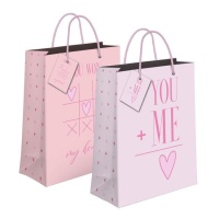 Bolsa regalo de 14 x 11,5 cm de You and Me - 1 unidad