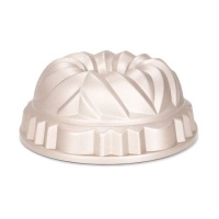 Molde Bundt de aluminio forma geométrica de 24 cm - Patisse